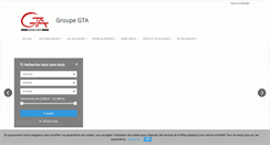 Desktop Screenshot of groupe-gta.fr